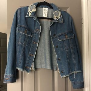 Distressed Denim Jacket